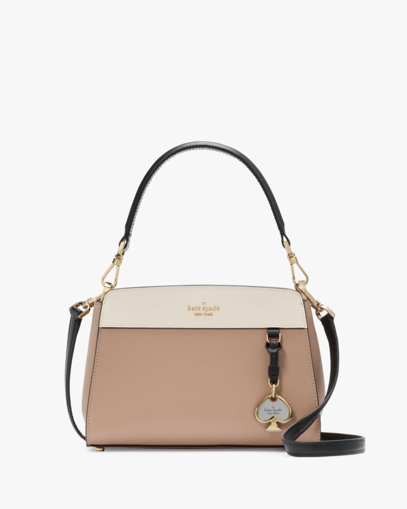 KateSpade Madison Small Top Handle Satchel Toasted Hazelnut Multi