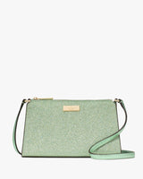 KateSpade Kenzie Glitter Mini Crossbody Seawater