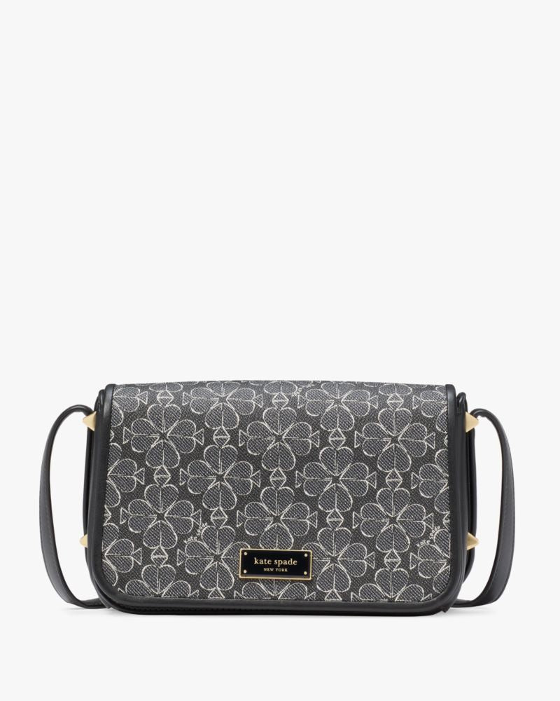 KateSpade Liv Spade Flower Crossbody Bag Black Multi