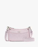 KateSpade Duet Quilted Fabric Small Crossbody Pale Amethyst