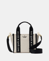 KateSpade Kip Canvas Mini Tote Bag Natural Multi