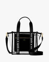 KateSpade Kip Clear Small Tote Black