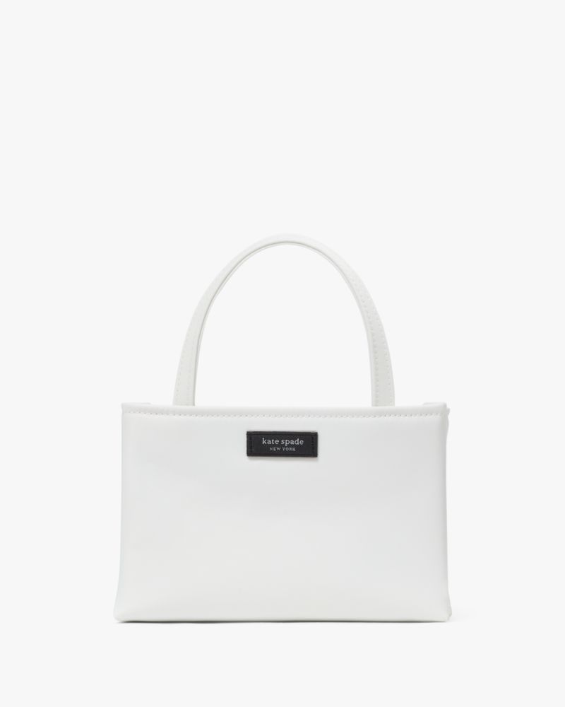 KateSpade Sam Icon Ksnyl Mini Tote Bag White Dove
