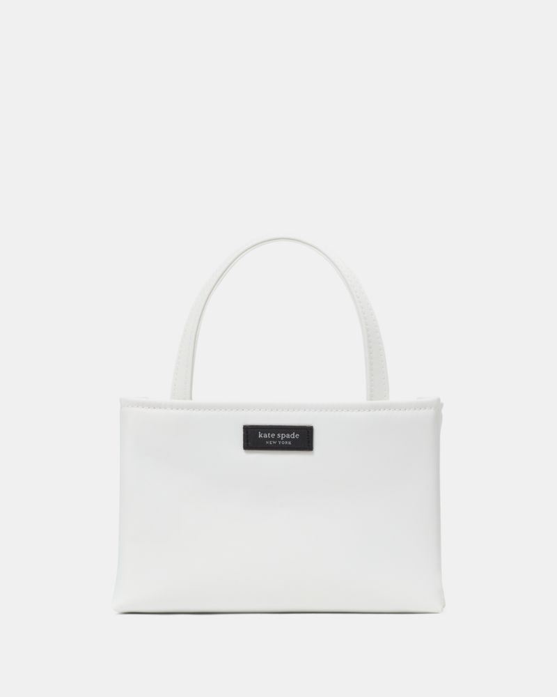KateSpade Sam Icon Ksnyl Mini Tote Bag White Dove