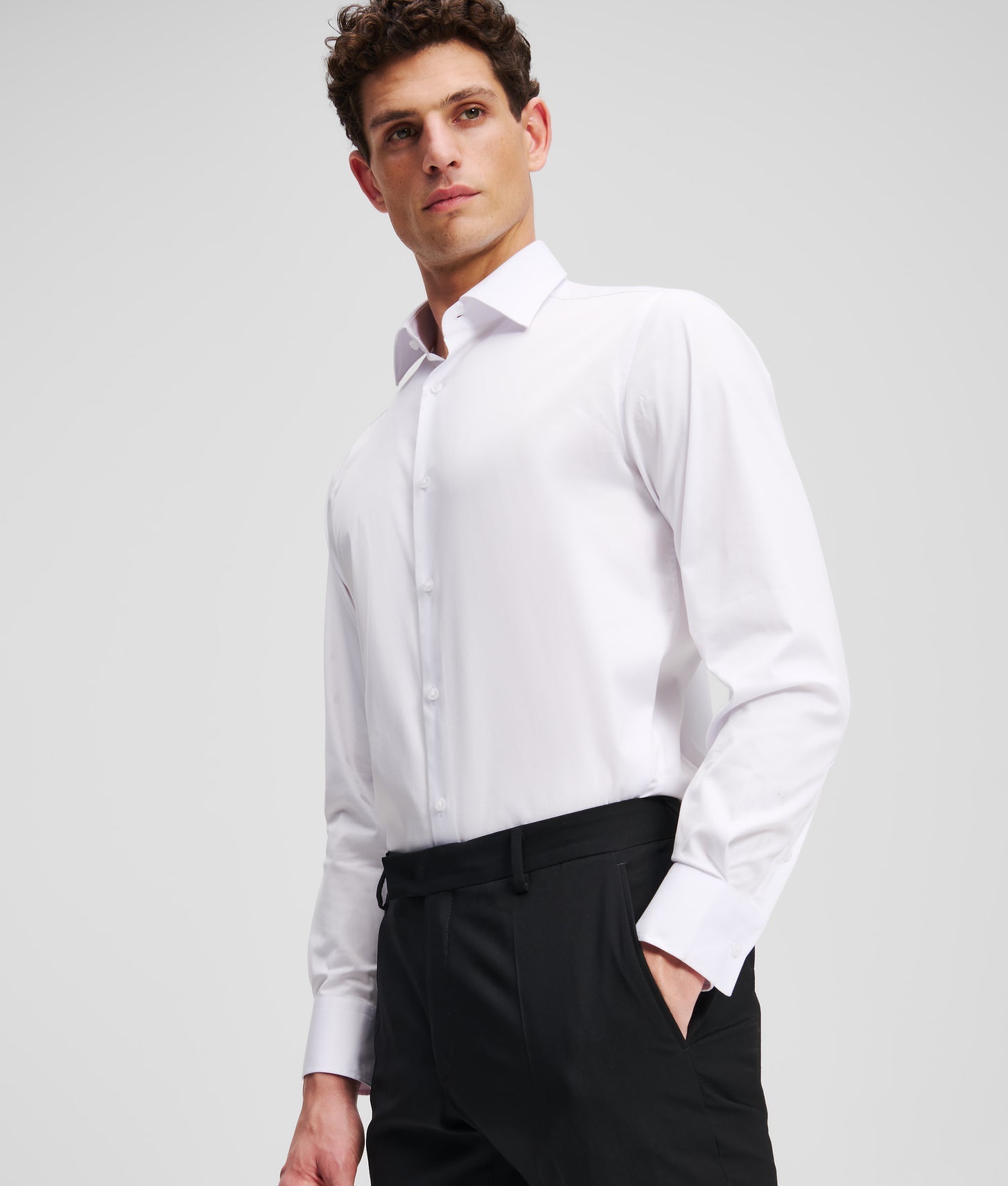Karl Lagerfeld Modern-Fit Shirt White