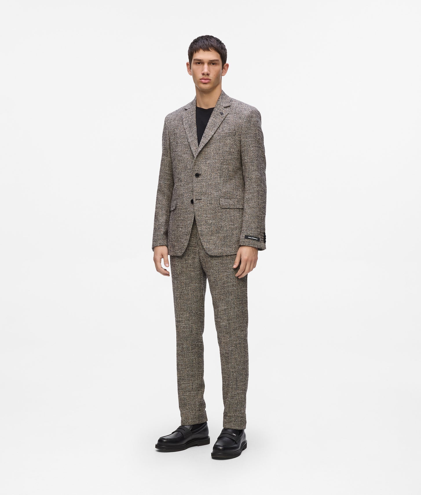 Karl Lagerfeld Tailored Pants Black/Brow