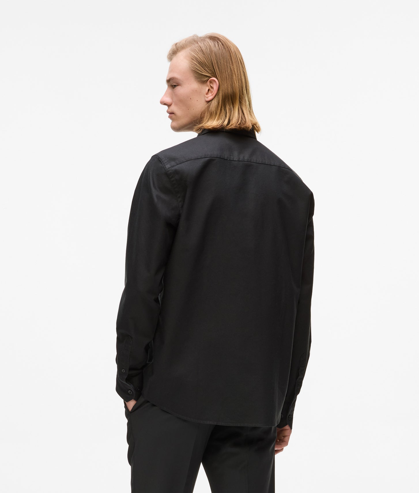 Karl Lagerfeld Classic Black Shirt Black