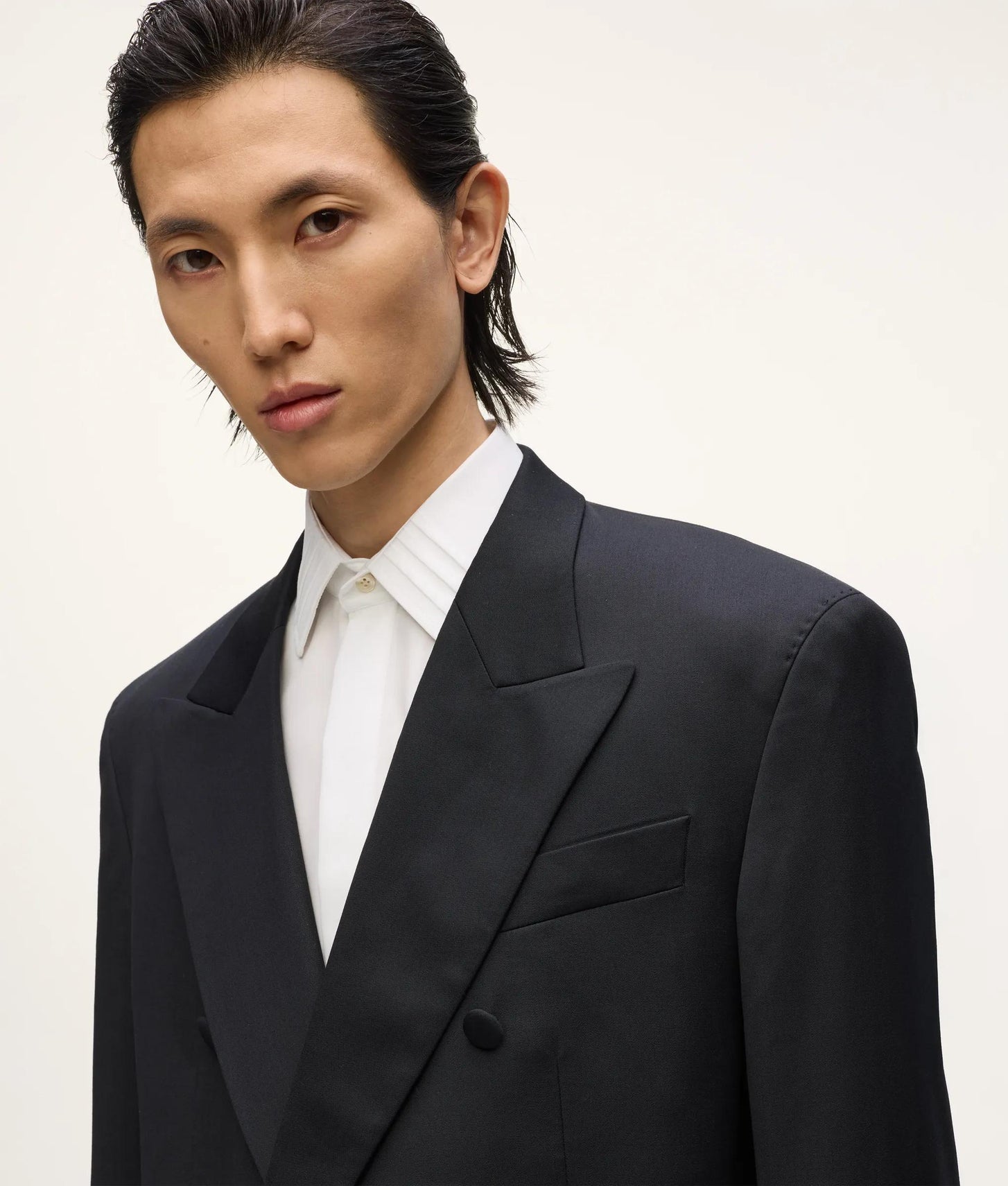 Karl Lagerfeld Kl Studio Double-Breasted Blazer Black