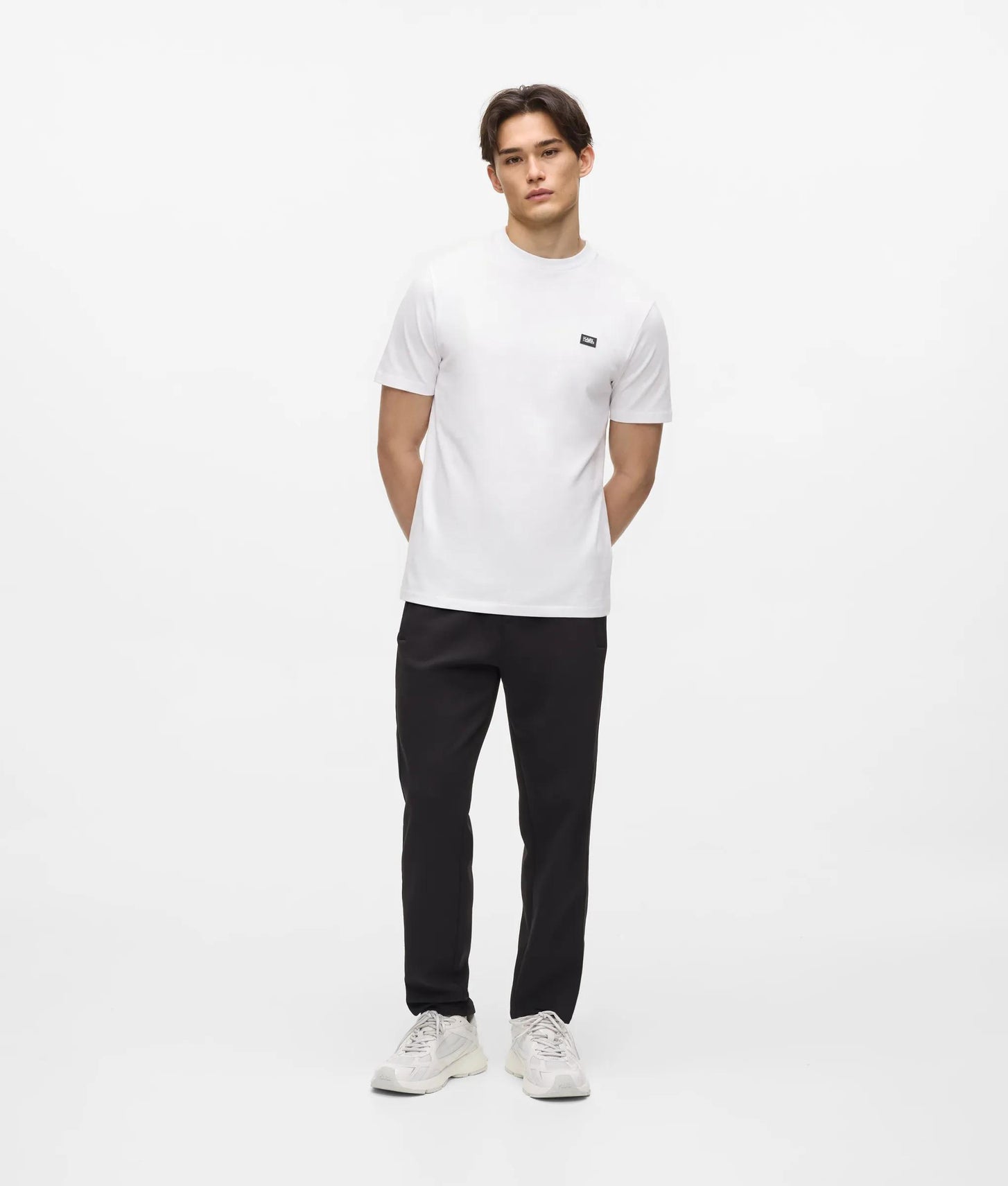 Karl Lagerfeld Logo Patch T-Shirt White