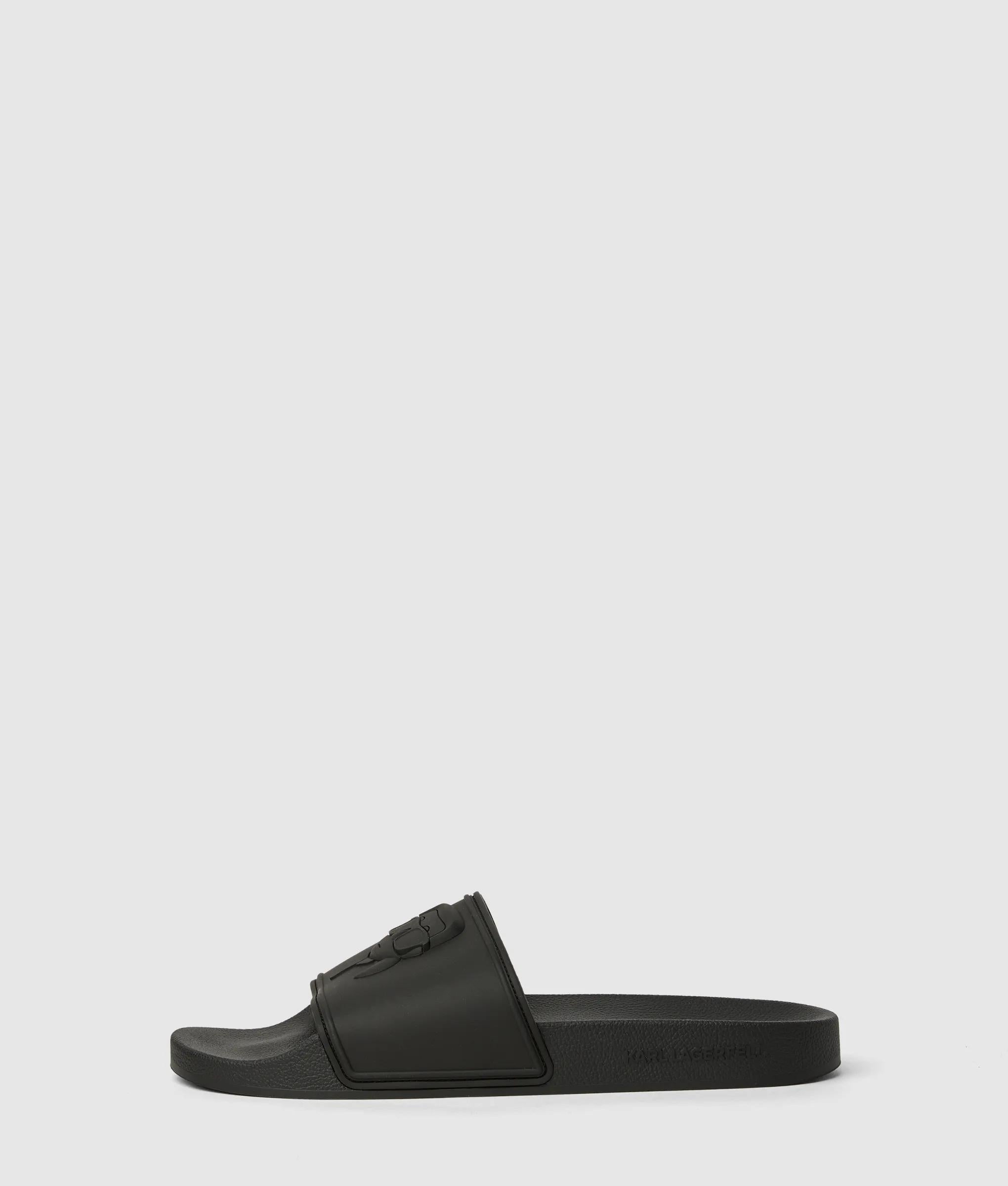 Karl Lagerfeld Ikon Nft Kondo Slides Black