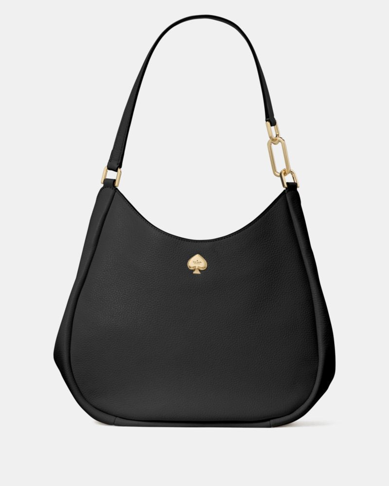 KateSpade Kayla Large Triple Compartment Shoulder Bag Black