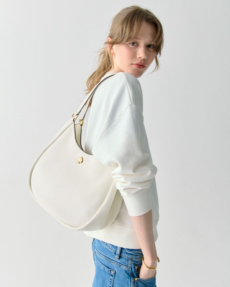 KateSpade Kayla Large Triple Compartment Shoulder Bag Meringue