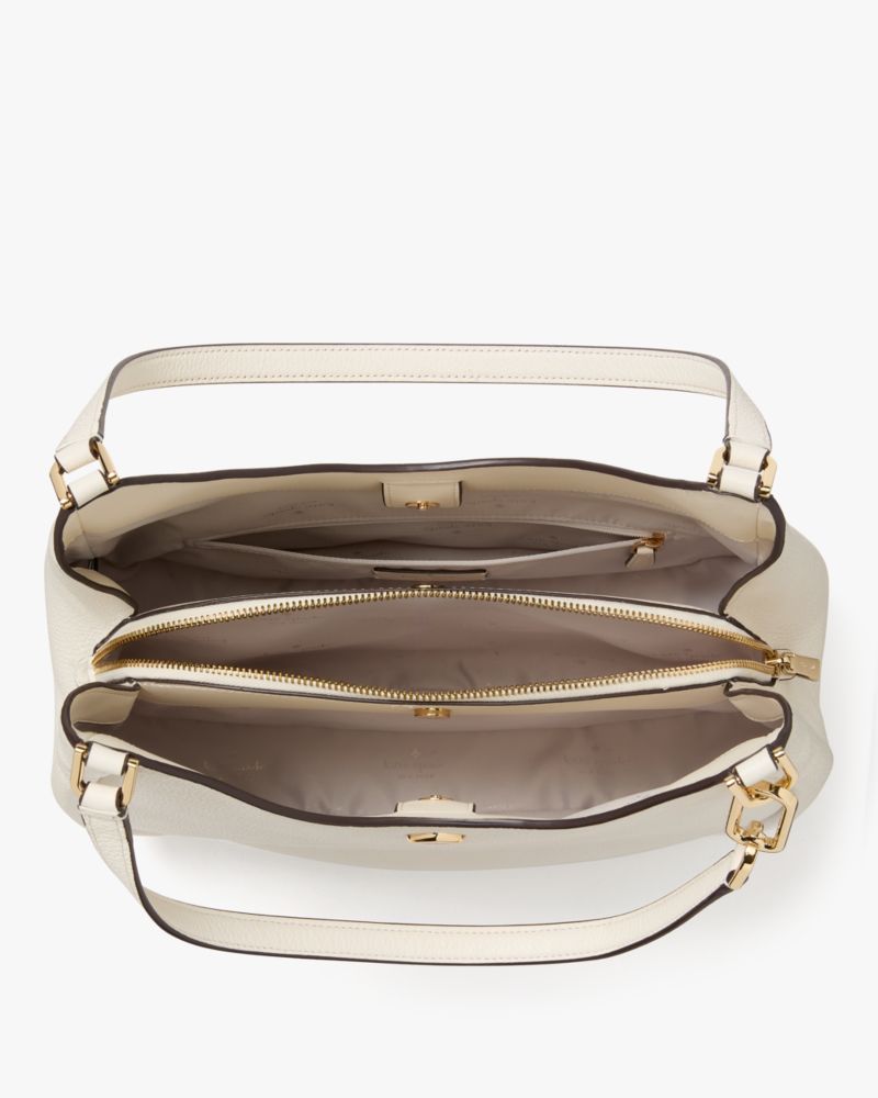 KateSpade Kayla Large Triple Compartment Shoulder Bag Meringue