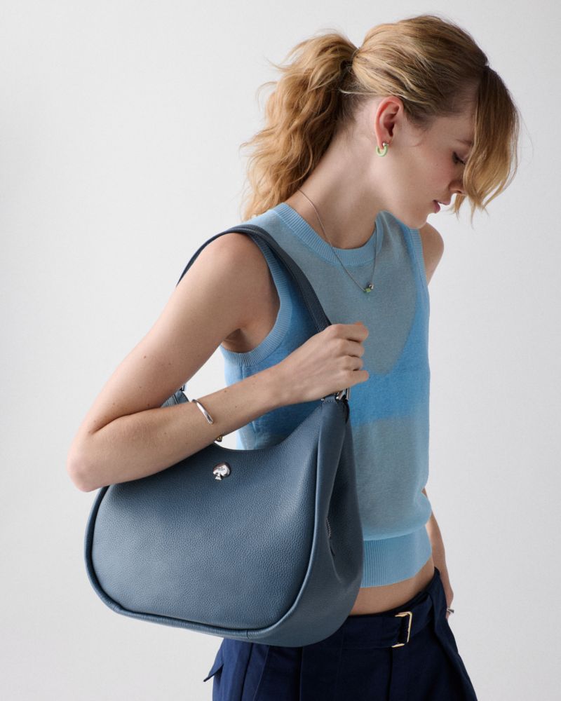 KateSpade Kayla Large Triple Compartment Shoulder Bag Twilight Blue