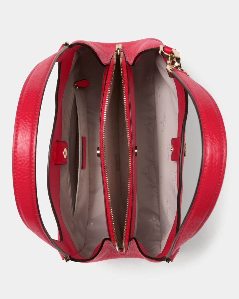 KateSpade Kayla Large Triple Compartment Shoulder Bag Perfect Cherry