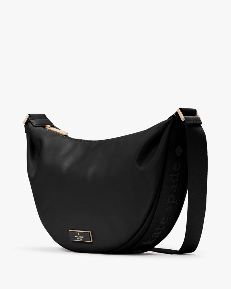 KateSpade Carter Nylon Sling Crossbody Bag Black