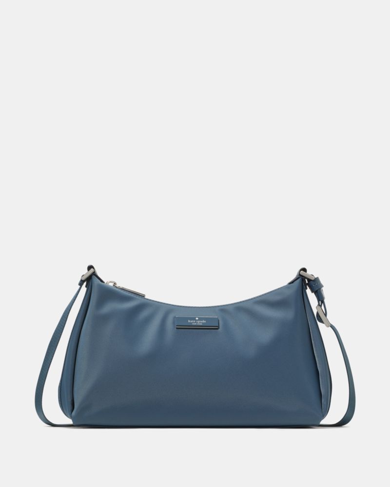 KateSpade Carter Nylon Small Shoulder Bag Bluestone