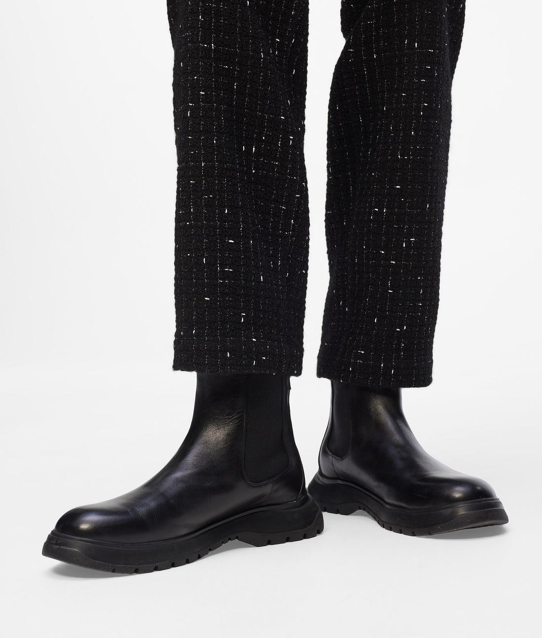 Karl Lagerfeld Contrast Stitch Cargo Pants Black