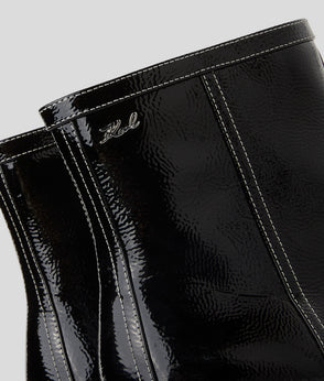 KarlLagerfeld Krocky Marais Medium Tote Bag Black-Nickel