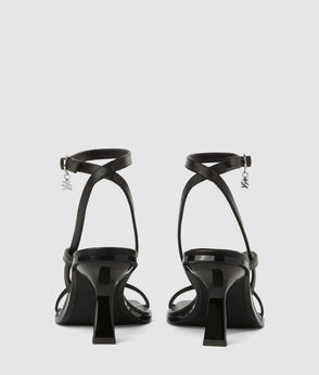 KarlLagerfeld Kautograph Padlock Suede Hobo Bag Dark Tan