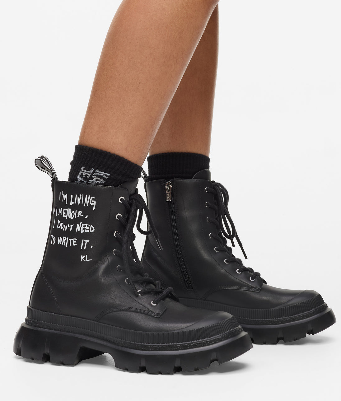 KarlLagerfeld Karl Quote Shopper Black