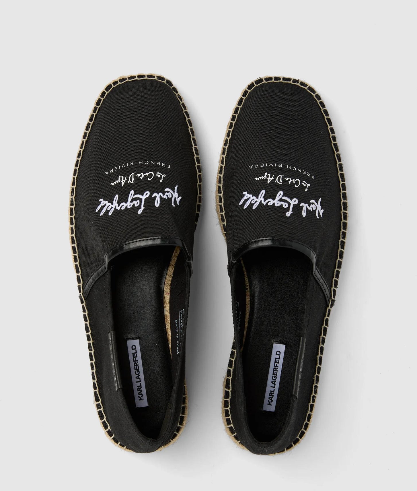 Karl Lagerfeld Kamino Riviera Espadrilles Black