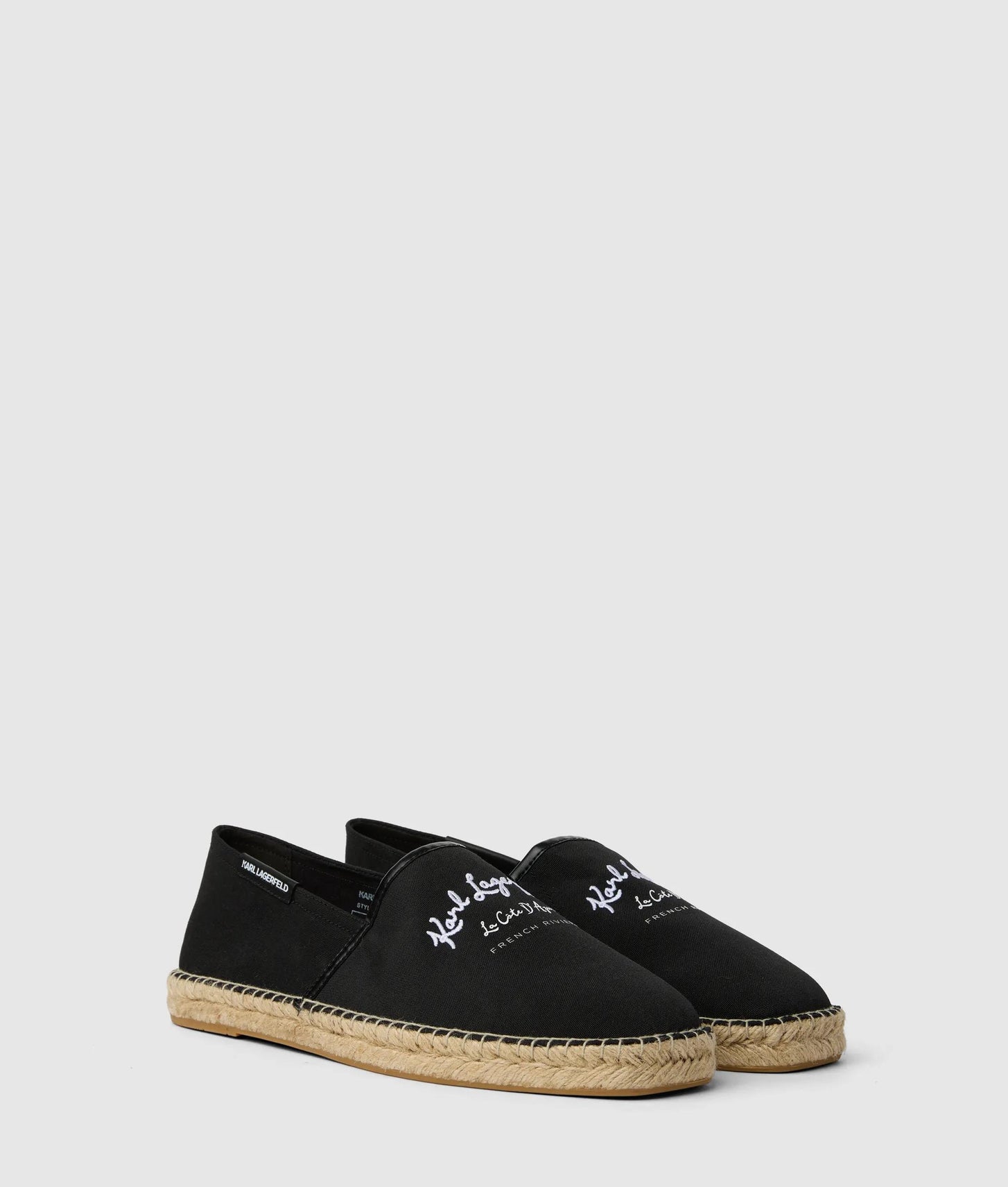 Karl Lagerfeld Kamino Riviera Espadrilles Black