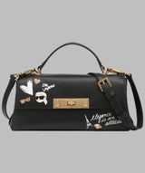 KarlLagerfeld Nicolette crossbody with cate pins black