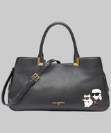 KarlLagerfeld Meribel satchel with pins black