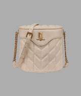 KarlLagerfeld Lafayette crossbody bucket bag brie
