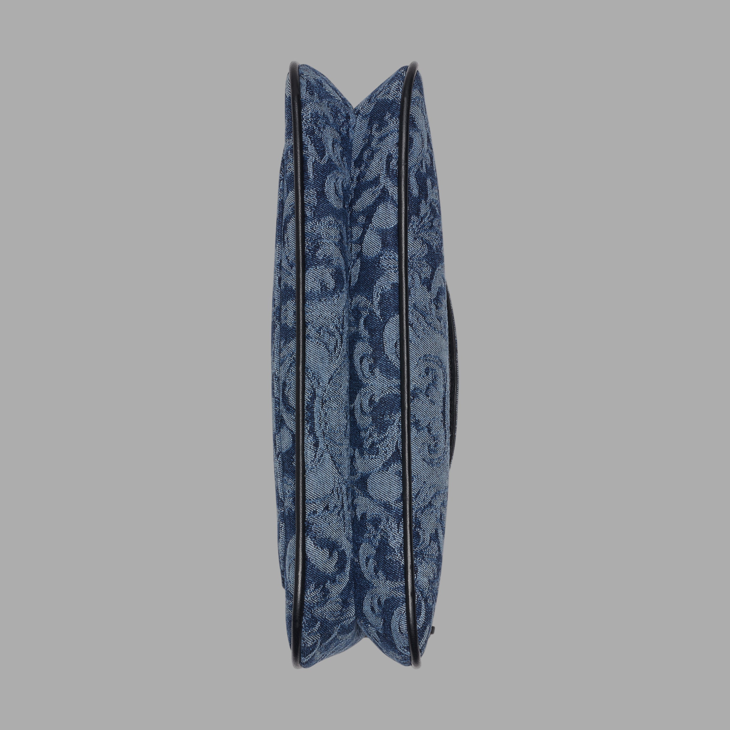 KarlLagerfeld Nadine denim jacquard shoulder bag blue