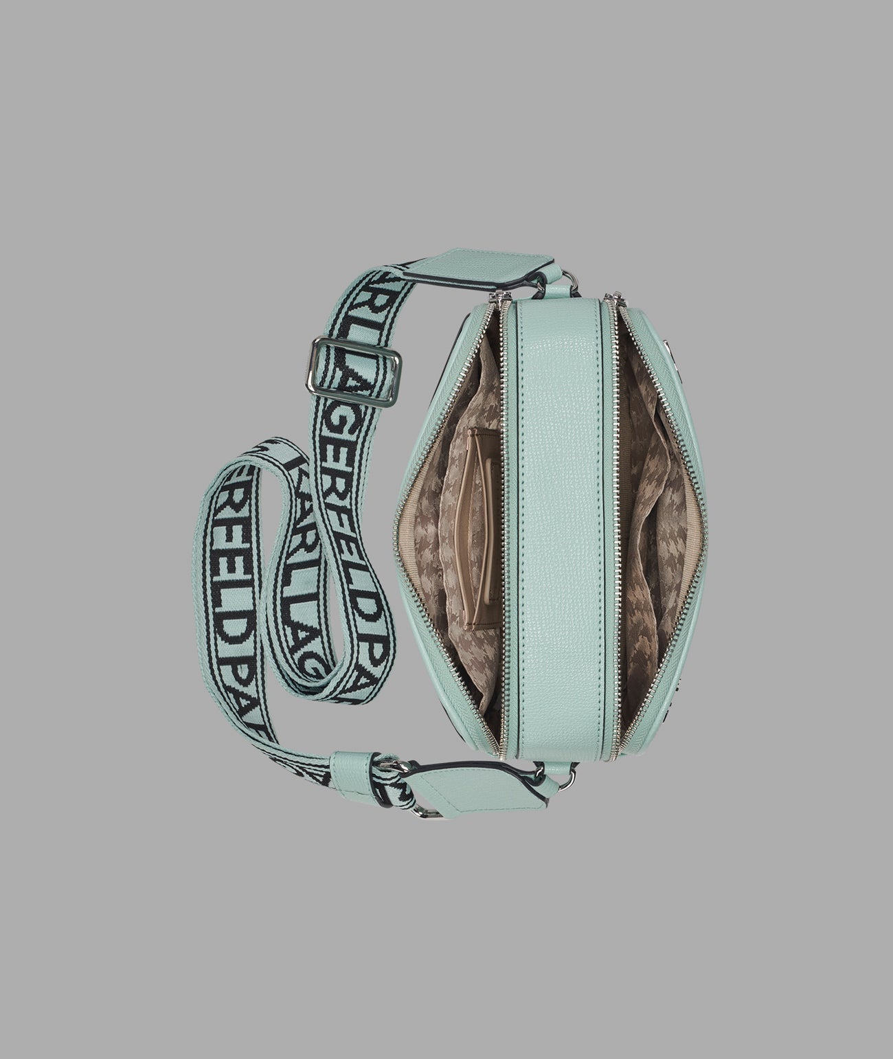 KarlLagerfeld Maybelle crossbody with pins fresh mint