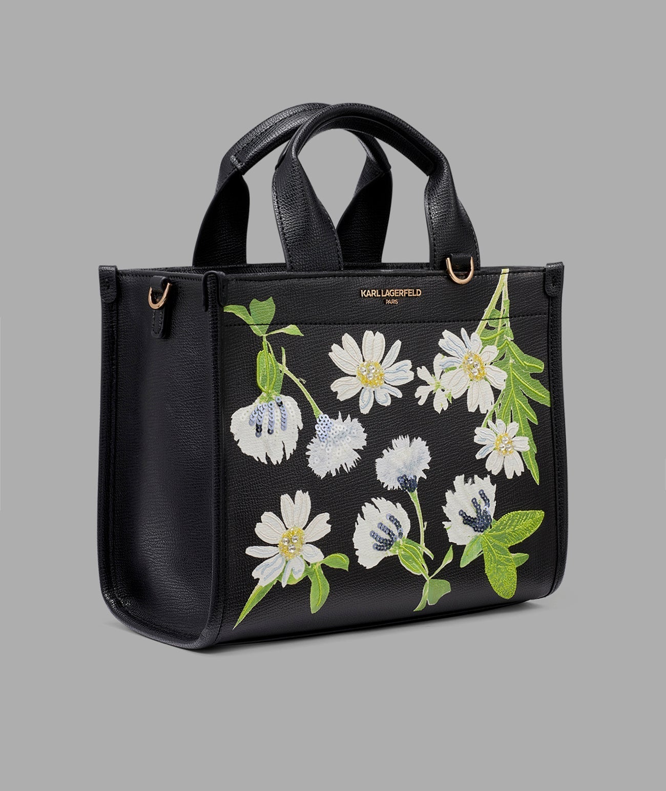 KarlLagerfeld Kristina small crossbody canvas black multi 4