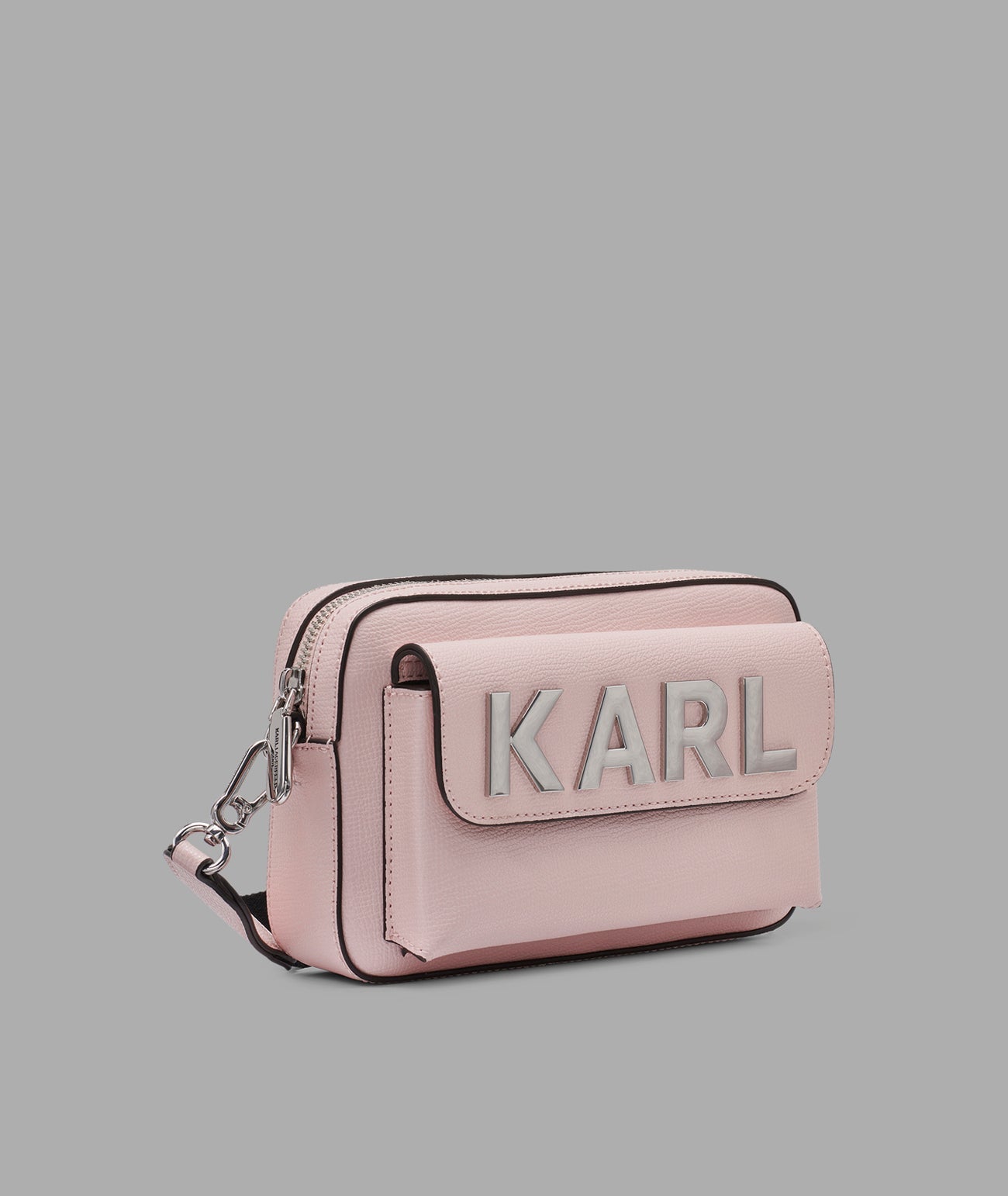 KarlLagerfeld Maybelle camera crossbody lotus