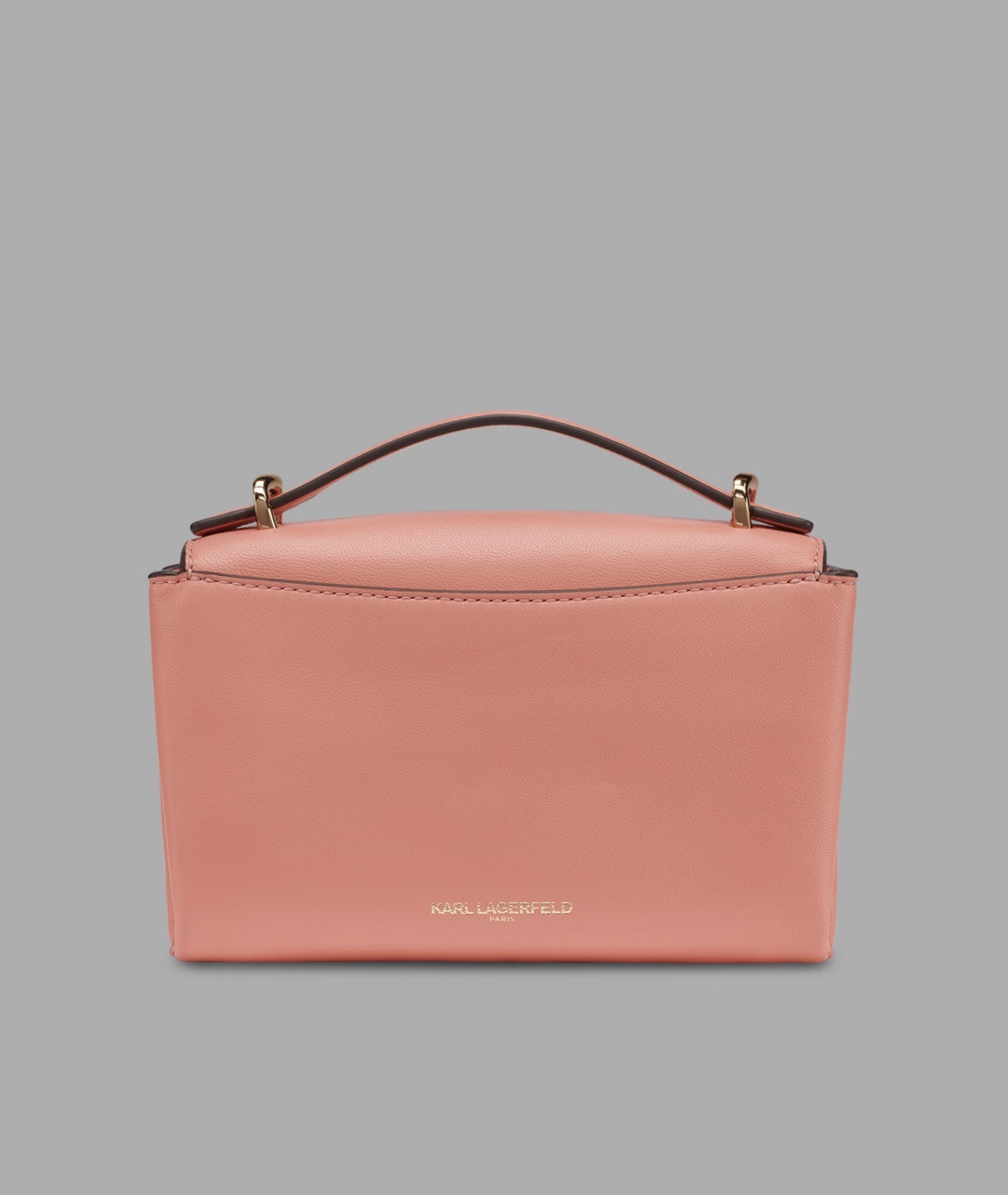 KarlLagerfeld Chantaye karl head crossbody sunkist coral