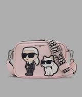 KarlLagerfeld Maybelle camera crossbody lotus