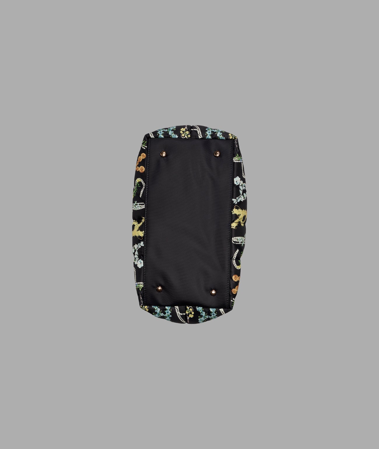 KarlLagerfeld Voyage nylon tote with bow black multi