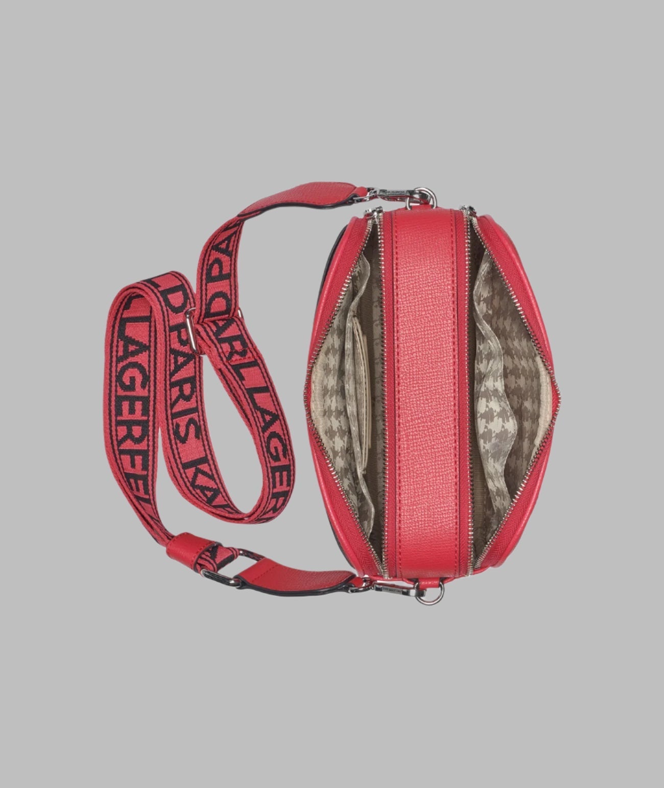 KarlLagerfeld Maybelle camera crossbody french rose