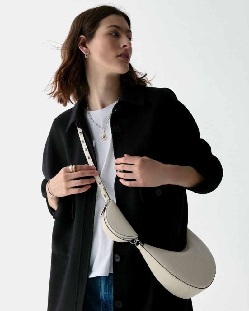 KateSpade Duo Crossbody Bag Cashew Milk