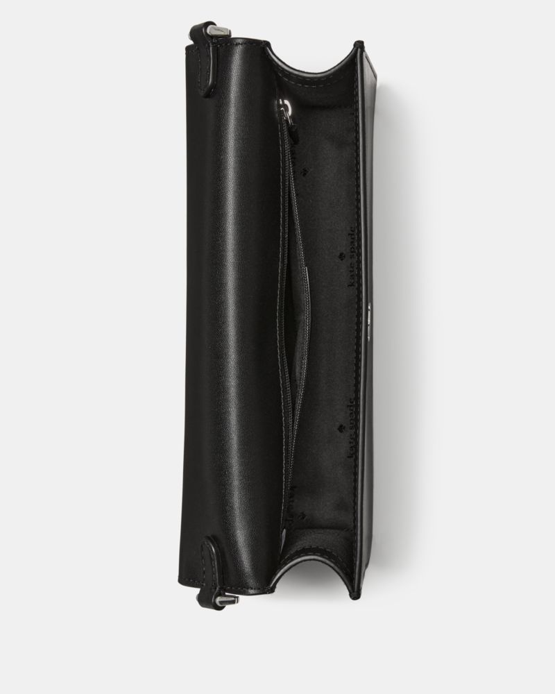 KateSpade Madison Willow Medium Convertible Crossbody Black Suede