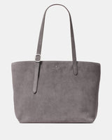 KateSpade 454 Suede Large Tote Hare Grey