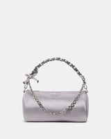 KateSpade Roulette Satin Mini Convertible Crossbody Gravel Grey