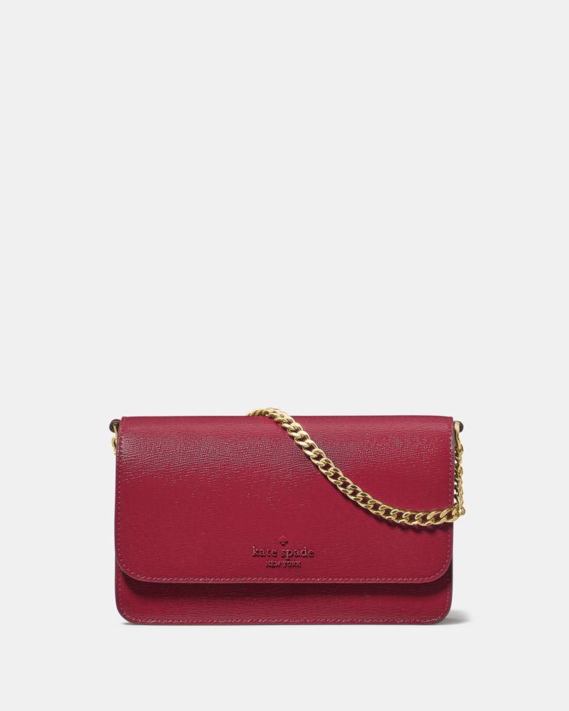 KateSpade Madison Willow Mini Flap Crossbody Red Jam