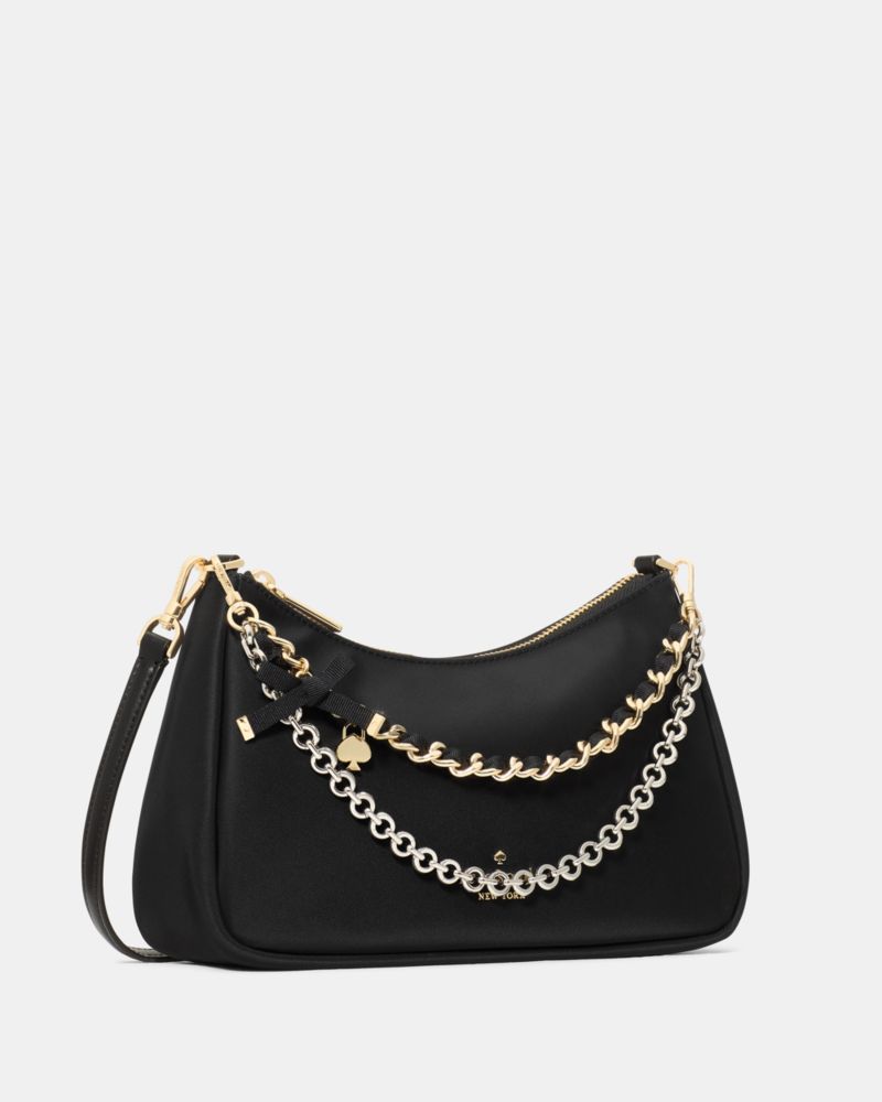 KateSpade Margot Nylon Convertible Crossbody Black