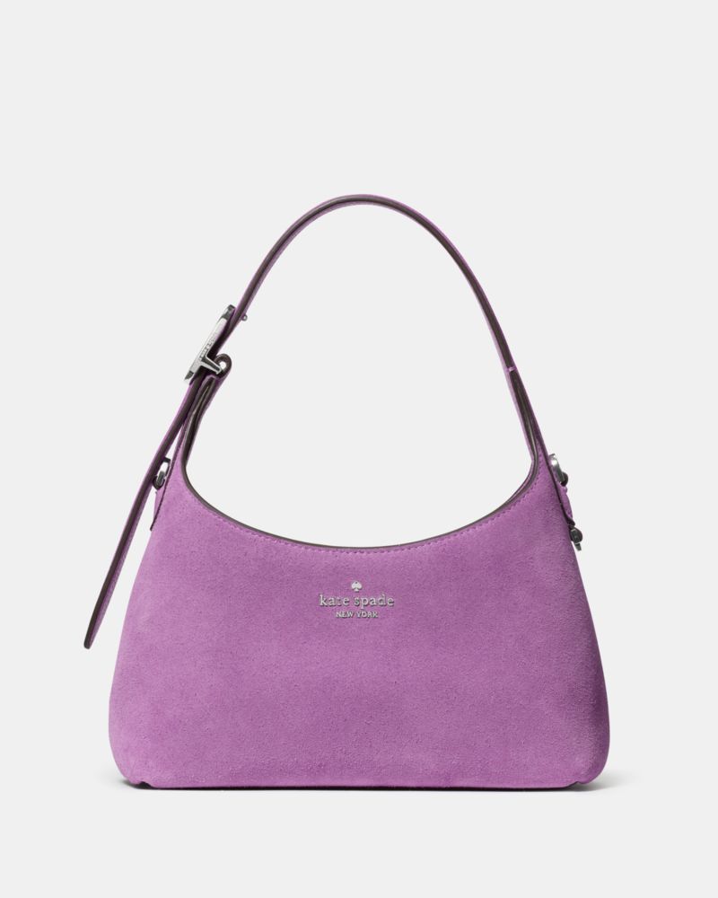 KateSpade 454 Suede Mini Crossbody Wisteria