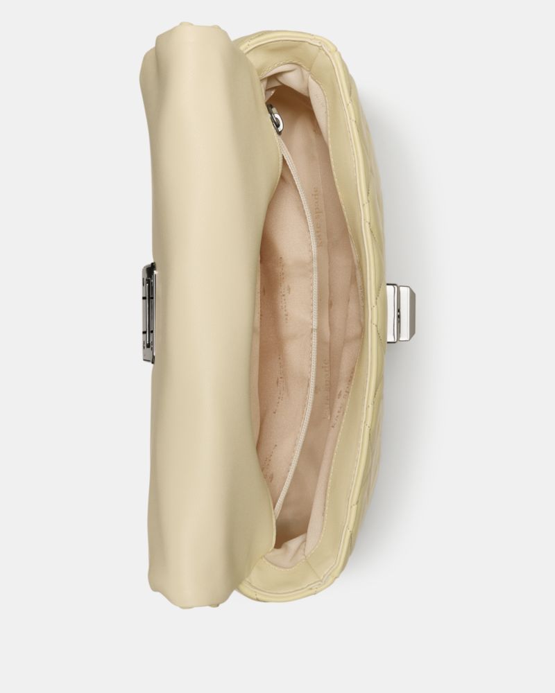 KateSpade Carey Quilted Crossbody Bag Lemon Fondant