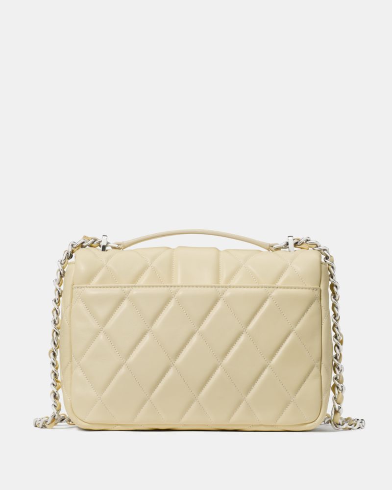 KateSpade Carey Quilted Crossbody Bag Lemon Fondant