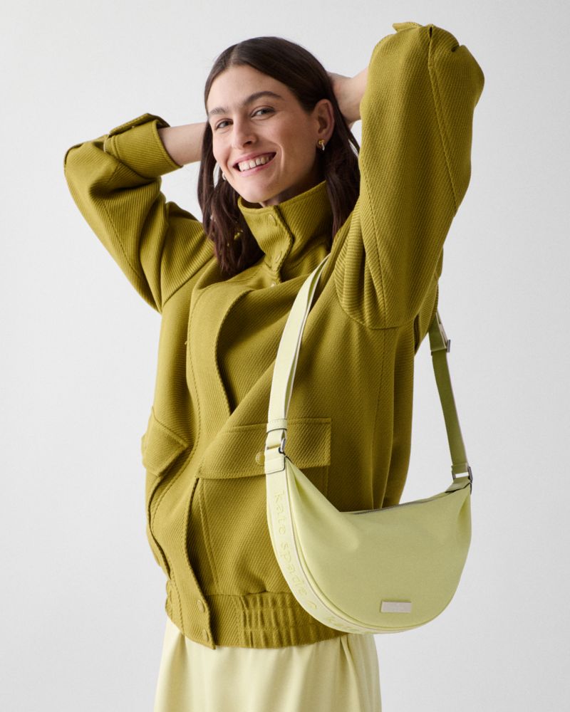KateSpade Carter Nylon Sling Crossbody Bag Tennis Ball Multi