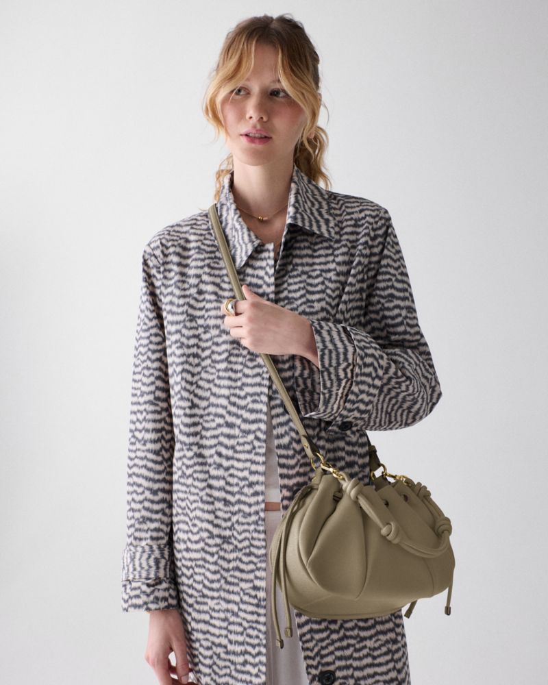 KateSpade Pinch Crossbody Bag Oyster Shell