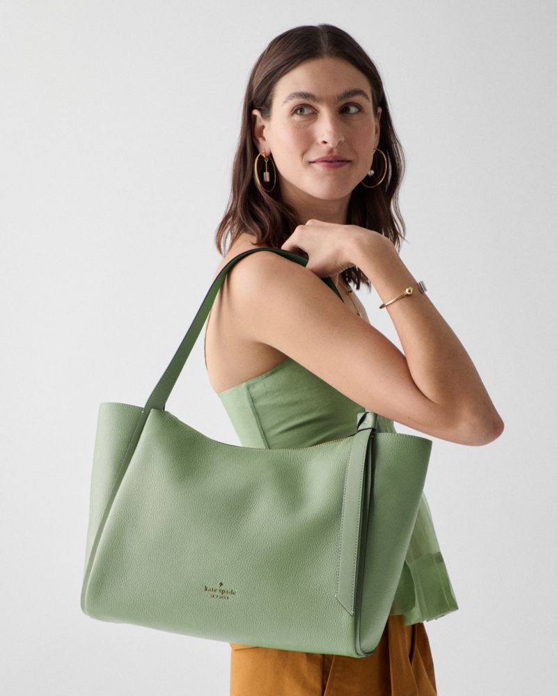 KateSpade Knott Tote Bag Balsam Green